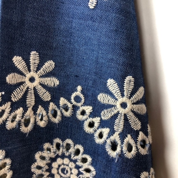 English Factory Boho Embroidered Top Off Shoulder - Picture 7 of 10